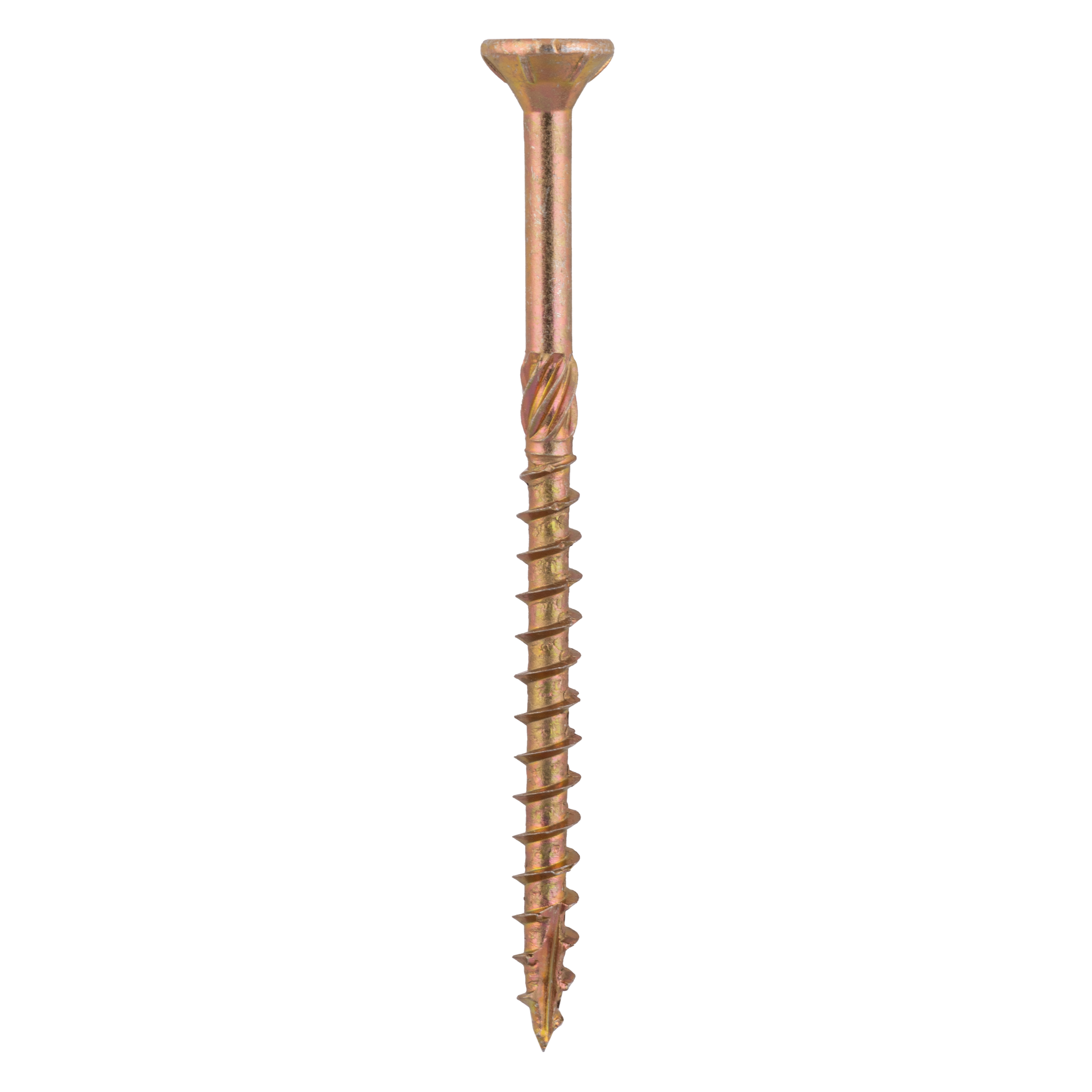 Holzschrauben Senkkopf TORX Teilgewinde - CS | 4 x 60 mm | gelb verzinkt | 200 Stk. Konische Zimmermannsschrauben TORX CS fĂŒr Holz, 4x60 mm, Gold, 200 Stk., 4x60 mm.
