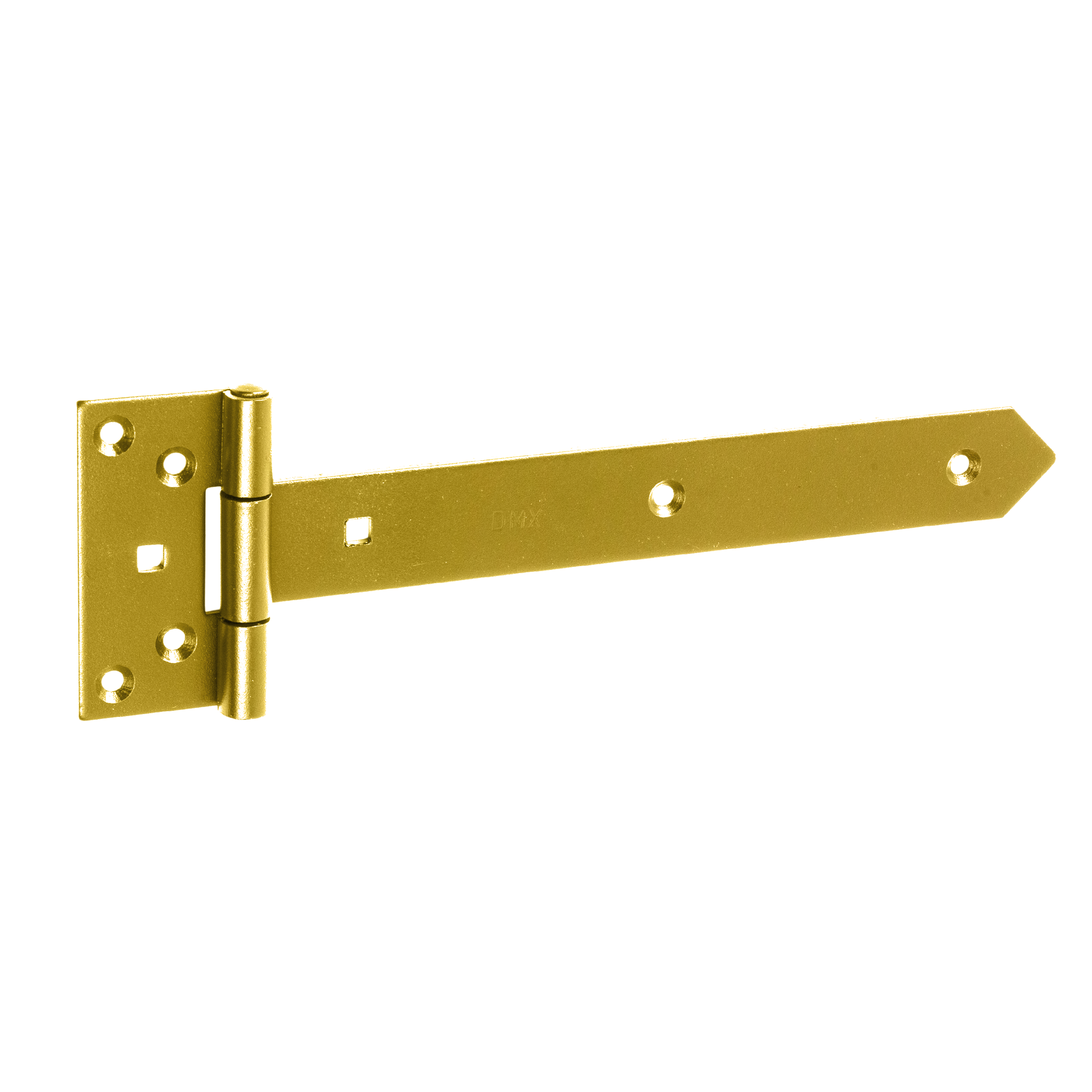 Torband Schwerlast Scharnier - ZB | verzinkt | 250 mm Torscharnier für Rollladentor ZB 250, 250 mm, gold, 250x45x90x3,0 mm.